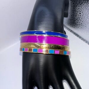 Four Kate Spade Message Bangle Set